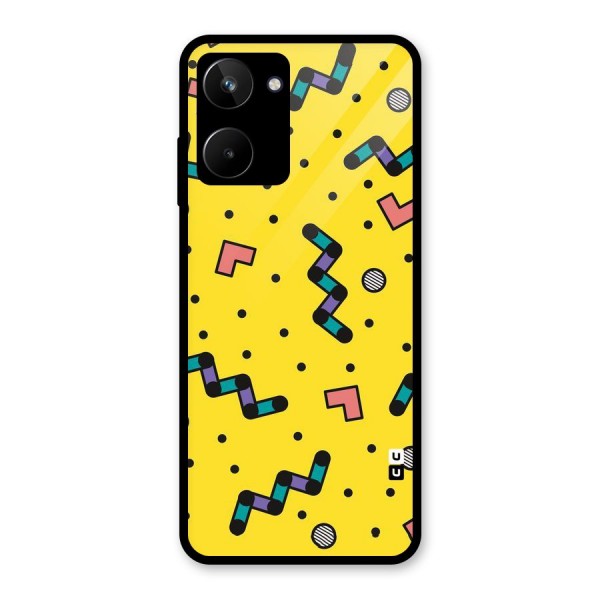 Block Shades Glass Back Case for Realme 10