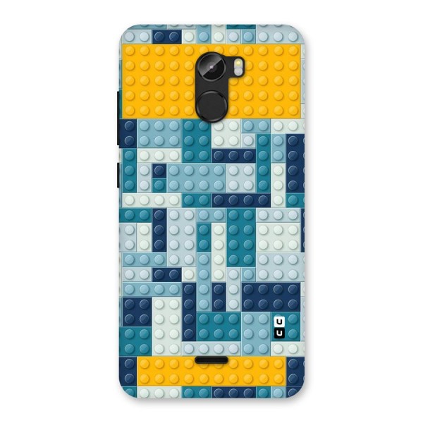 Blocks Blues Back Case for Gionee X1