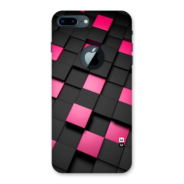 Blocks Diagonal Back Case for iPhone 7 Plus Logo Cut