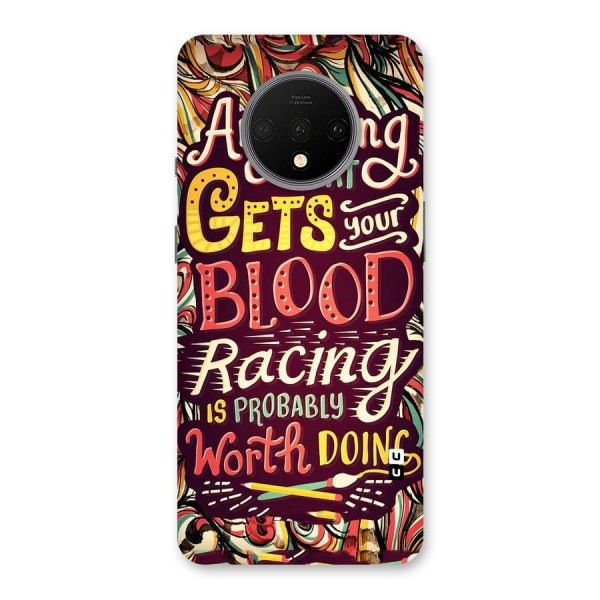 Blood Racing Back Case for OnePlus 7T