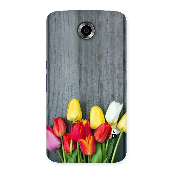 Bloom Grey Back Case for Nexsus 6