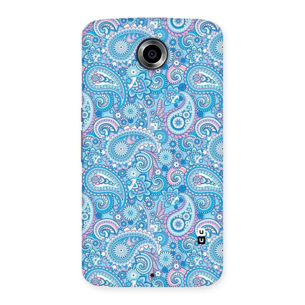 Blue Block Pattern Back Case for Nexsus 6