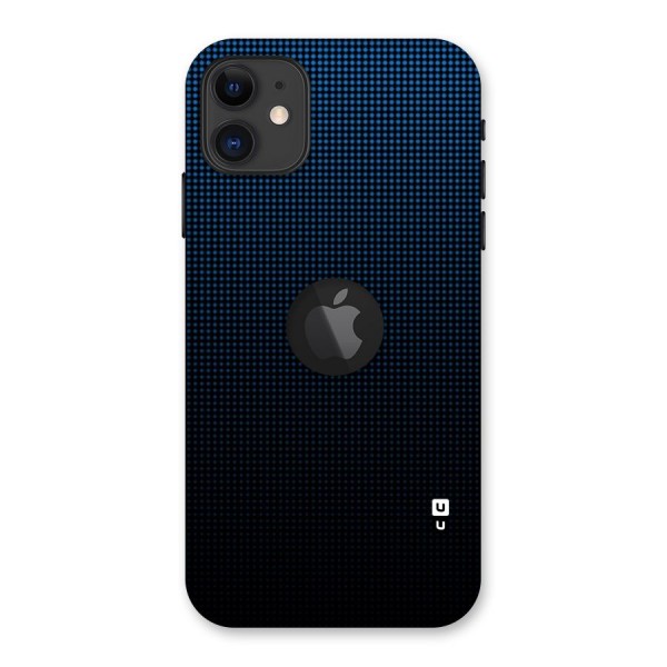 Blue Dots Shades Back Case for iPhone 11 Logo Cut