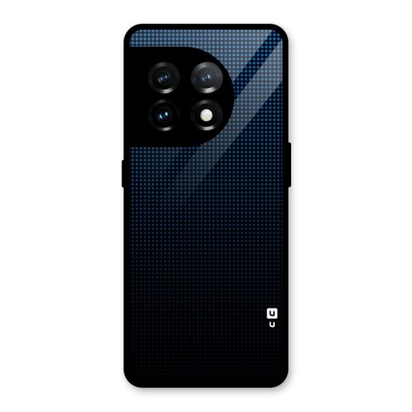 Blue Dots Shades Glass Back Case for OnePlus 11