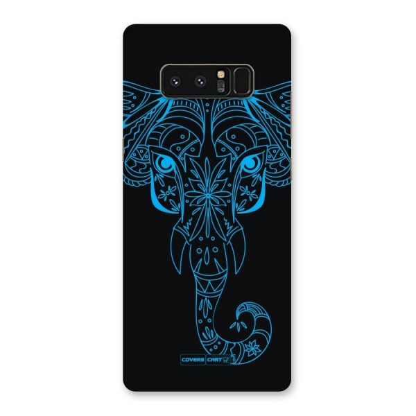 Blue Elephant Ethnic Back Case for Galaxy Note 8