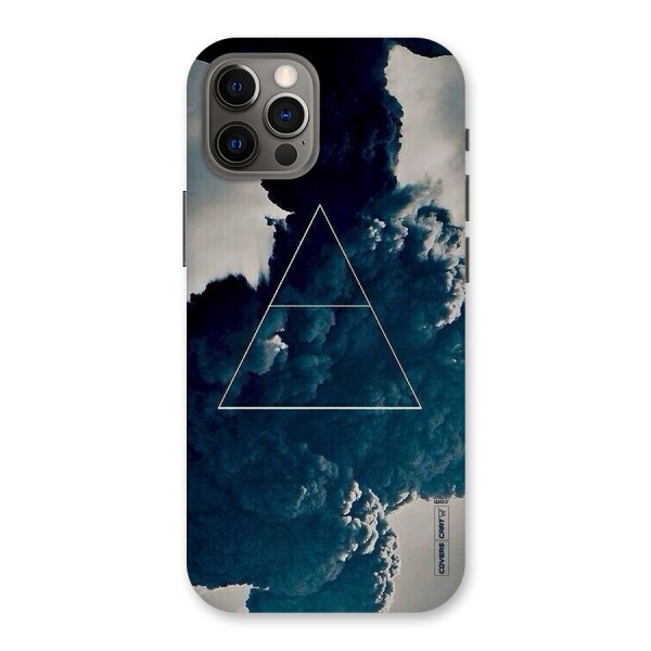 Blue Hue Smoke Back Case for iPhone 12 Pro