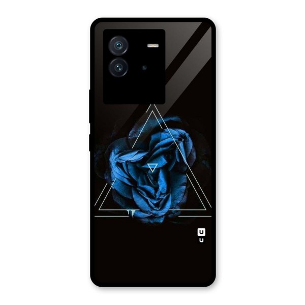 Blue Magic Triangle Glass Back Case for Vivo iQOO Neo 6 5G
