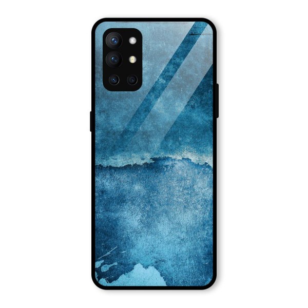 Blue Paint Wall Glass Back Case for OnePlus 9R