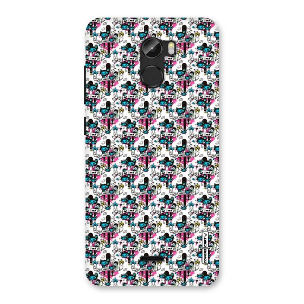 Blue Pink Pattern Back Case for Gionee X1