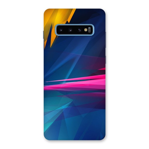 Blue Red Abstract Back Case for Galaxy S10 Plus