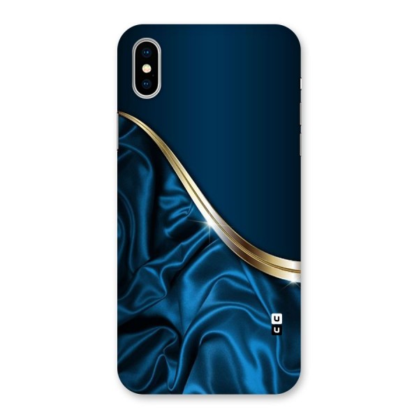 Blue Smooth Flow Back Case for iPhone X