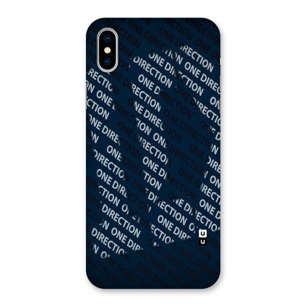 Blue Way Back Case for iPhone X