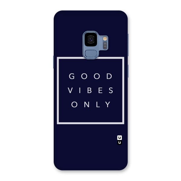 Blue White Vibes Back Case for Galaxy S9
