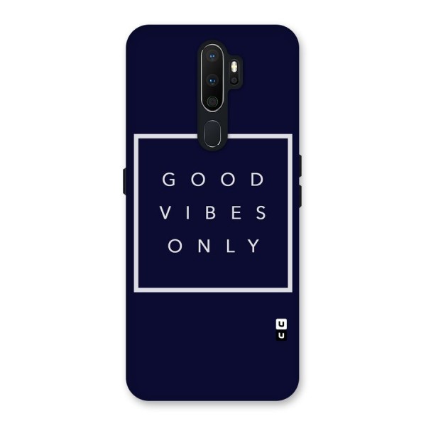 Blue White Vibes Back Case for Oppo A5 (2020)