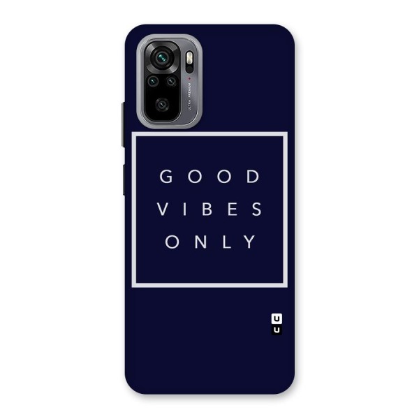 Blue White Vibes Back Case for Redmi Note 10