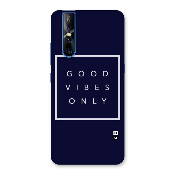 Blue White Vibes Back Case for Vivo V15 Pro