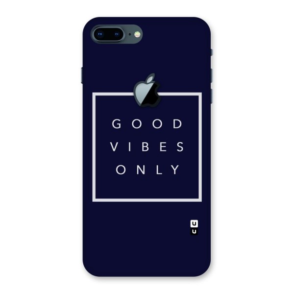 Blue White Vibes Back Case for iPhone 7 Plus Apple Cut
