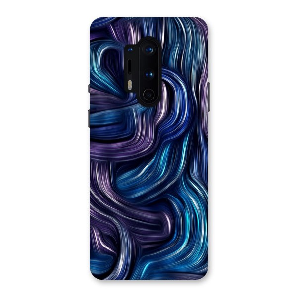 Blue and Purple Oil Paint Back Case for OnePlus 8 Pro