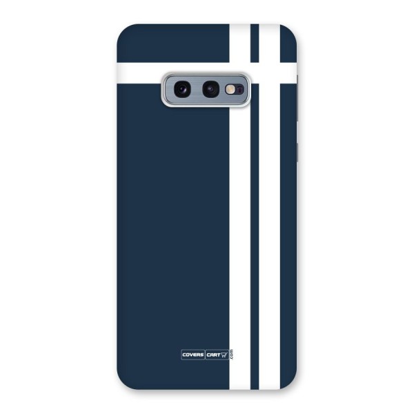 Blue and White Back Case for Galaxy S10e