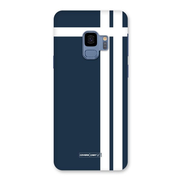 Blue and White Back Case for Galaxy S9