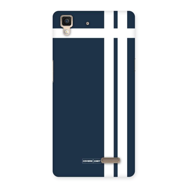 Blue and White Back Case for Oppo R7