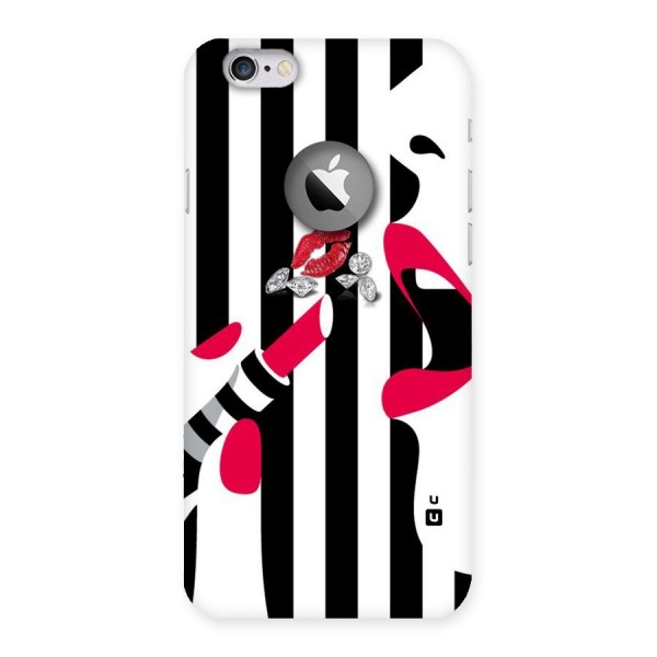Bold Woman Back Case for iPhone 6 Logo Cut