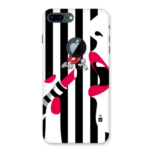 Bold Woman Back Case for iPhone 7 Plus Logo Cut