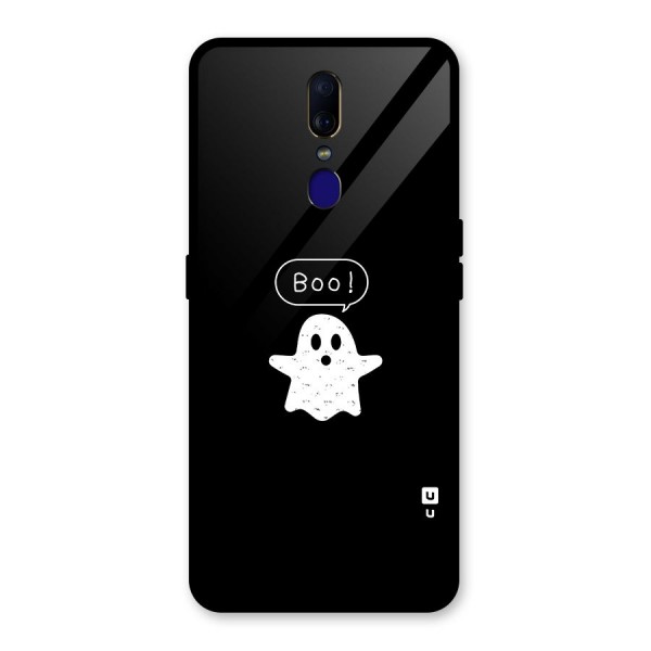 Boo Cute Ghost Glass Back Case for Oppo F11