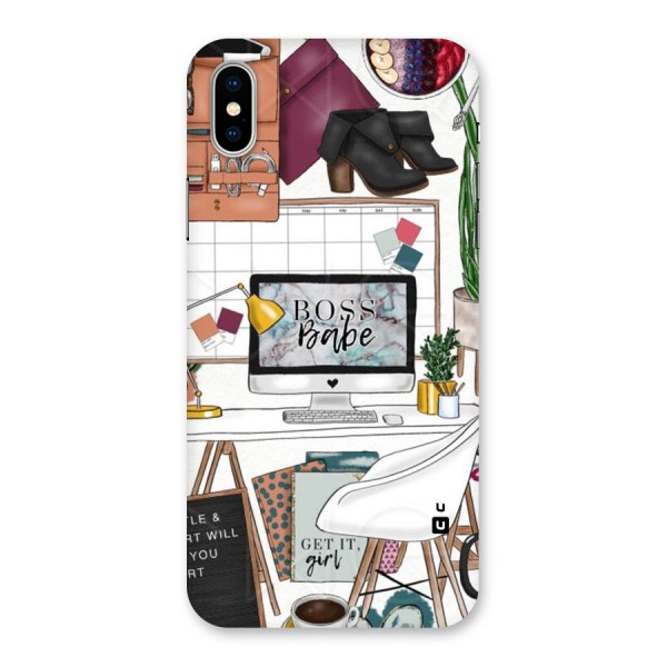Boss Babe Back Case for iPhone X