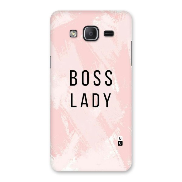 Boss Lady Pink Back Case for Galaxy On7 2015