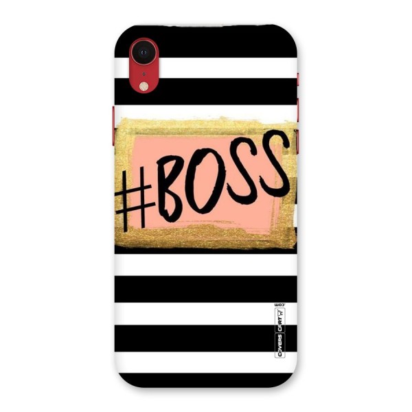 Boss Stripes Back Case for iPhone XR