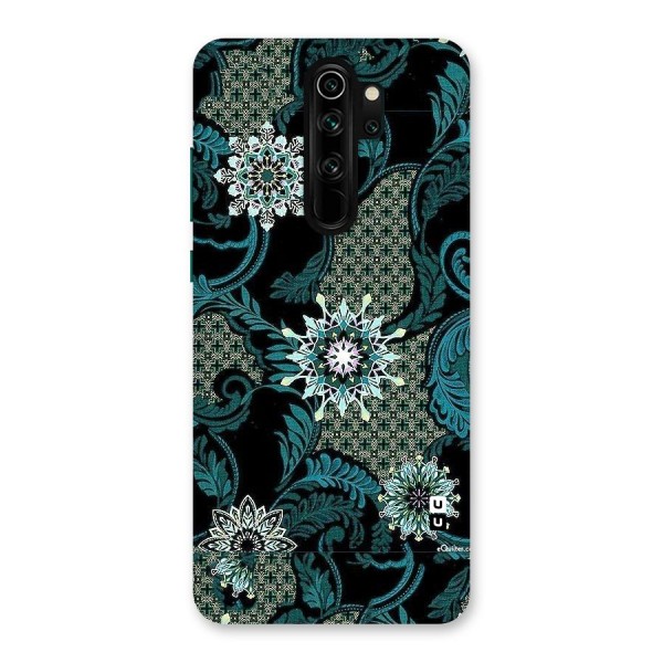 Bottle Green Floral Back Case for Redmi Note 8 Pro
