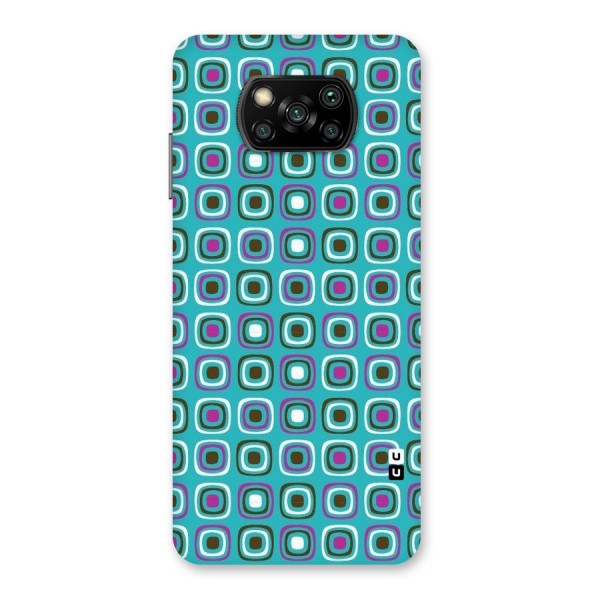 Boxes Tiny Pattern Back Case for Poco X3