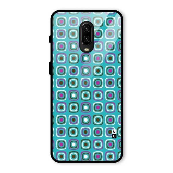 Boxes Tiny Pattern Glass Back Case for OnePlus 6T
