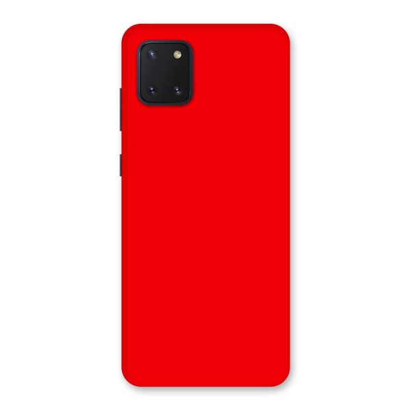 Bright Red Back Case for Galaxy Note 10 Lite