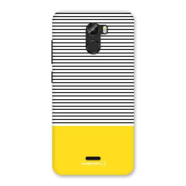 Bright Yellow Stripes Back Case for Gionee X1