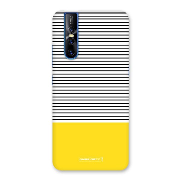 Bright Yellow Stripes Back Case for Vivo V15 Pro