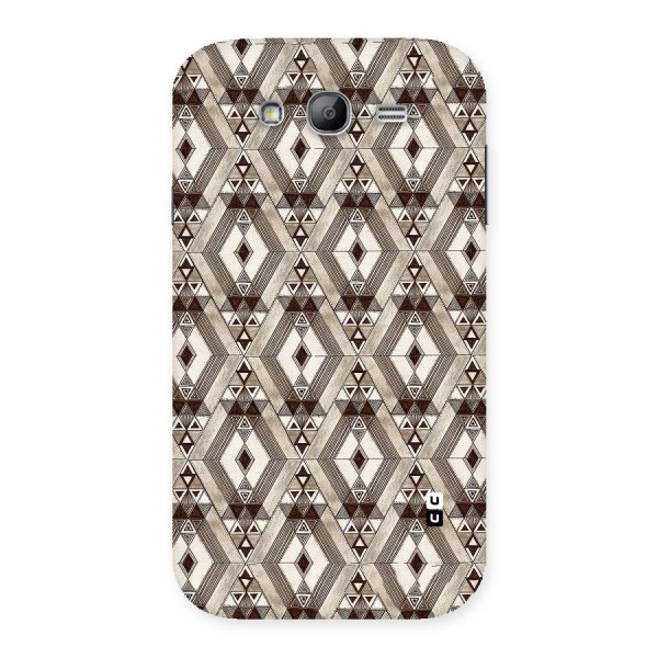 Brown Abstract Design Back Case for Galaxy Grand