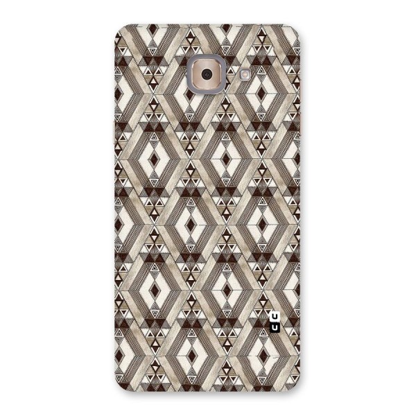 Brown Abstract Design Back Case for Galaxy J7 Max