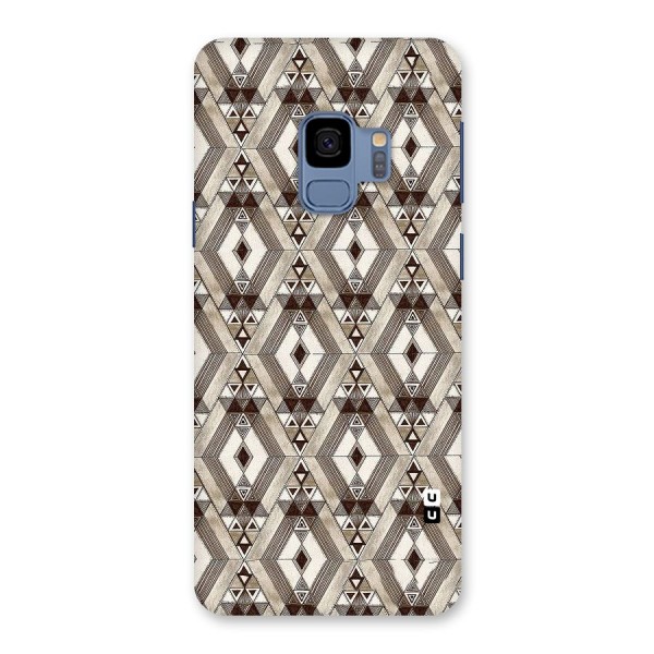 Brown Abstract Design Back Case for Galaxy S9