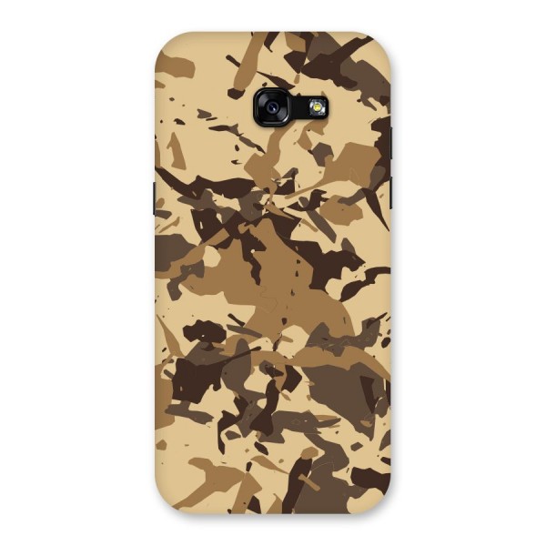Brown Camouflage Army Back Case for Galaxy A5 2017
