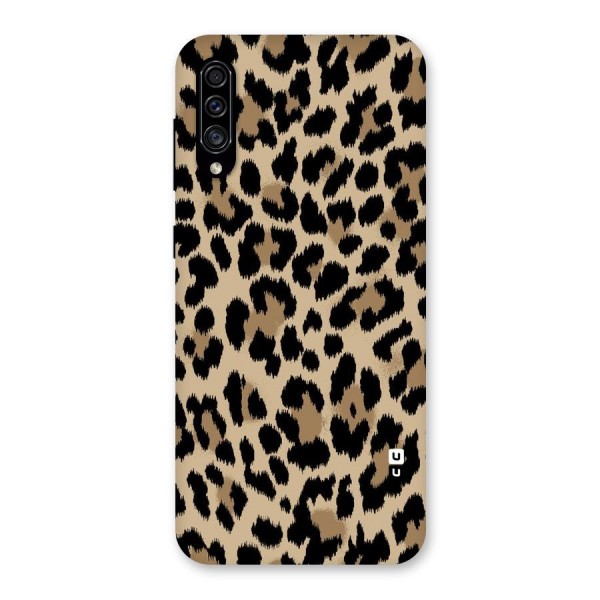 Brown Leapord Print Back Case for Galaxy A30s