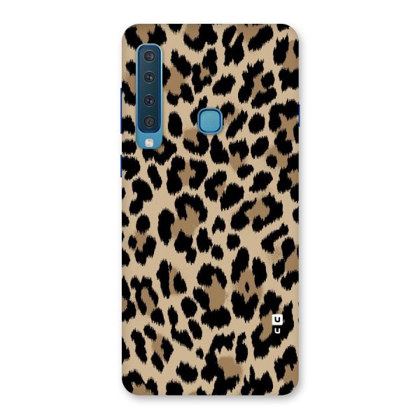 Brown Leapord Print Back Case for Galaxy A9 (2018)