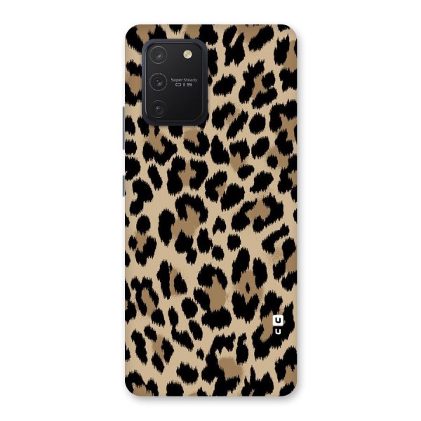 Brown Leapord Print Back Case for Galaxy S10 Lite