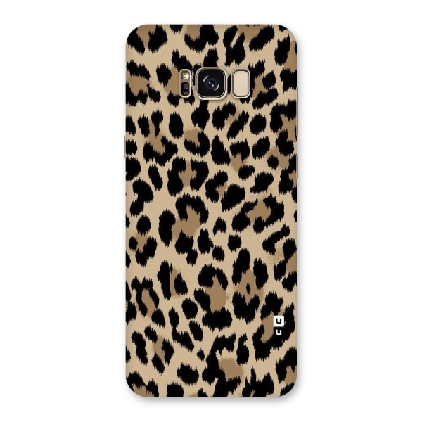 Brown Leapord Print Back Case for Galaxy S8 Plus