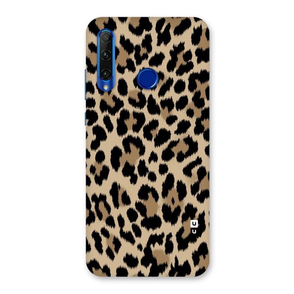 Brown Leapord Print Back Case for Honor 20i