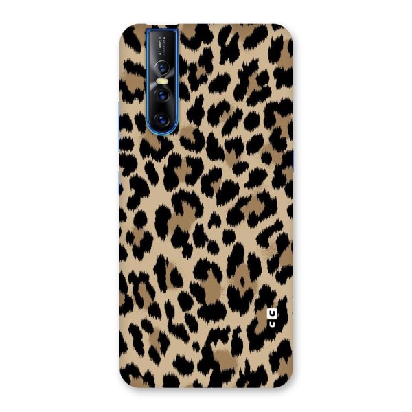 Brown Leapord Print Back Case for Vivo V15 Pro