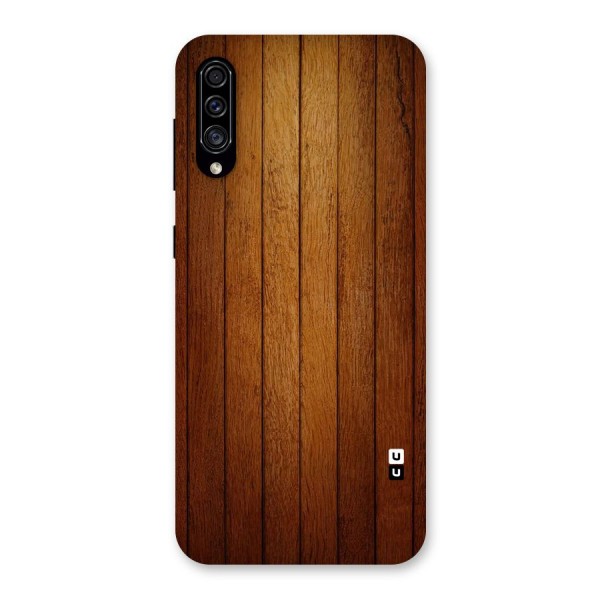 Brown Wood Design Back Case for Galaxy A30s