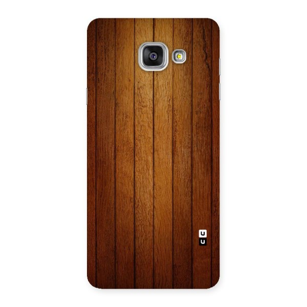 Brown Wood Design Back Case for Galaxy A7 2016