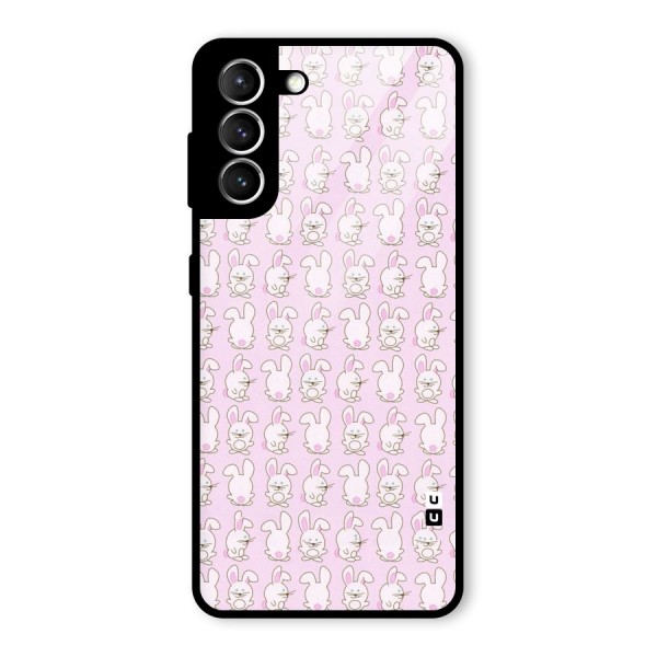 Bunny Cute Glass Back Case for Galaxy S21 5G